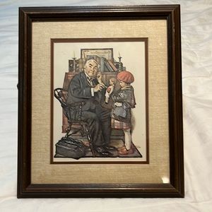 Painting by Norman Rockwell